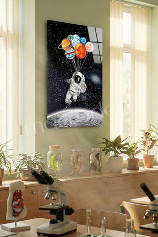 "Space Traveler: Planet Balloons" Modern Cam Tablo