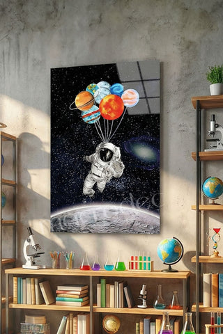 "Space Traveler: Planet Balloons" Modern Cam Tablo