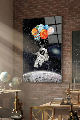 "Space Traveler: Planet Balloons" Modern Cam Tablo
