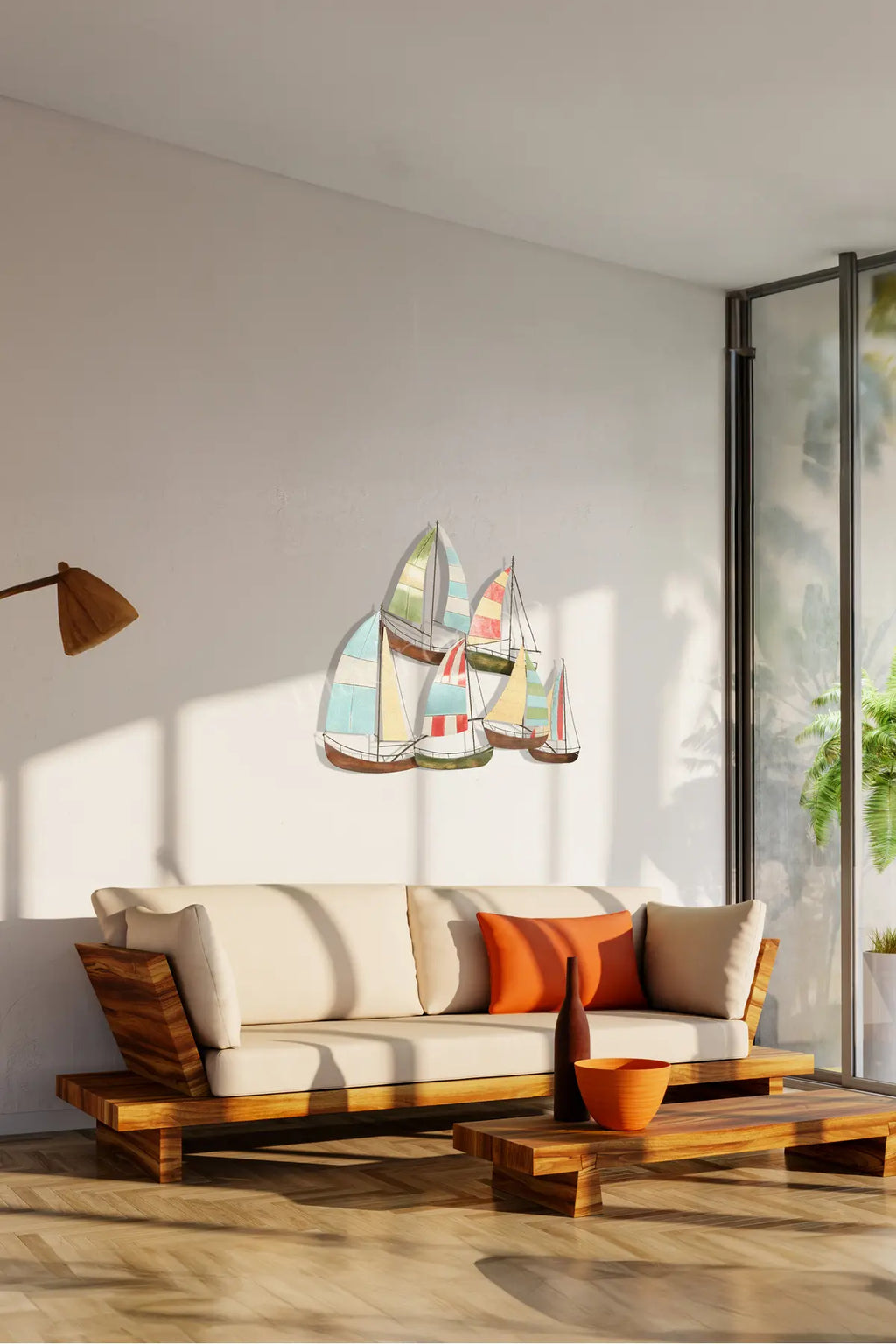 Color Sails / Renkli Yelkenler Metal Tablo – Artnzu