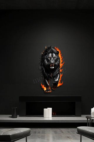ALEV PENÇESİ/FLAMECLAW Metal Tablo