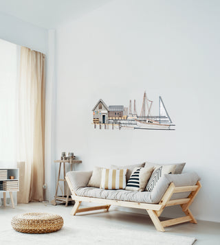 Sailor Haven / Denizci Limanı Metal Tablo
