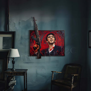 Savage Scarface Metal Tablo