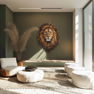 Majestic Roar Metal Tablo