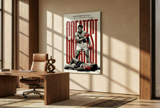 Muhammad Ali "The Greatest" Vintage Cam Tablo