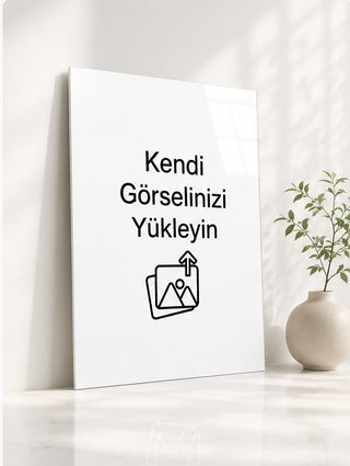 Kişiye Özel Dikey Cam Tablo
